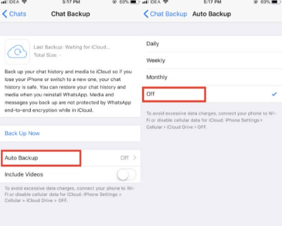 Как остановить WhatsApp Backup (для пользователей iPhone и Android)