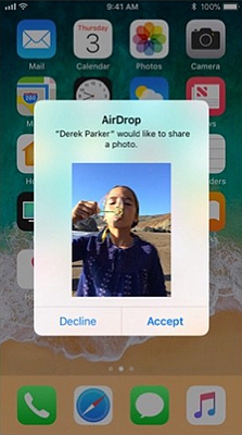 iOS Tipps: Benotzt AirDrop fir Dateien, Fotoen, Videoen tëscht iOS Apparat ze deelen