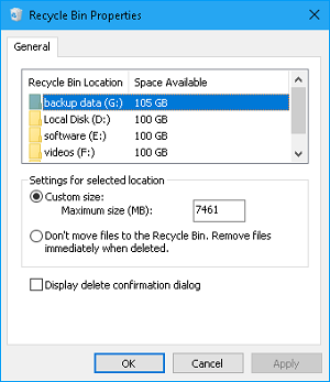 Wéi recuperéieren permanent geläscht Dateien Windows 10