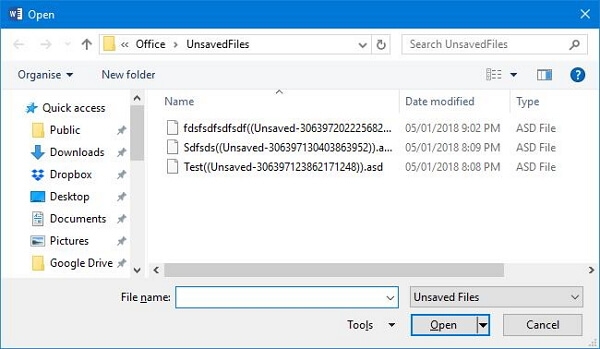 Is There a Way to Recover Lost Word Document?