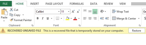 Àite Excel AutoSave: Càite an lorg agus an lorgar faidhlichean Excel nach deach a shàbhaladh (2016/2013/2007/2003)