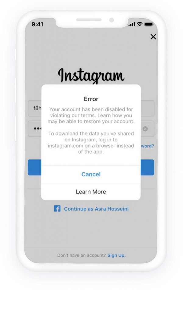 Instagram Deleted my Account for no Reason, Why?