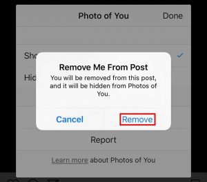 Como ocultar e mostrar as fotos etiquetadas en Instagram?