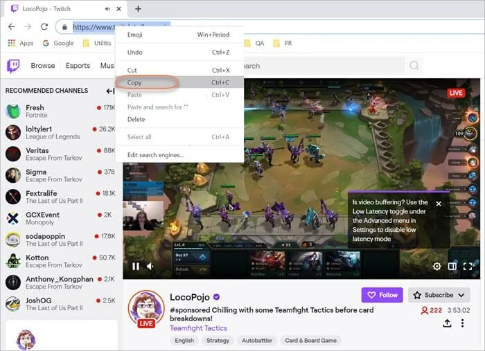 Kaip atsisiųsti „Twitch“ srautus ir VOD vaizdo įrašus