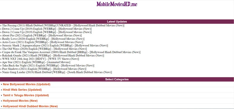 10 καλύτεροι ιστότοποι για λήψη ταινιών Bollywood σε HD δωρεάν 2022