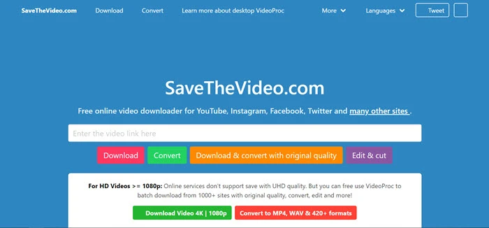 Top 11 Alternativen foar SaveFrom.net om YouTube-fideo's te downloaden