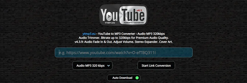 6 Yakanakisa YouTube kuenda kuMP3 320kbps Converter (Pamhepo & Desktop)