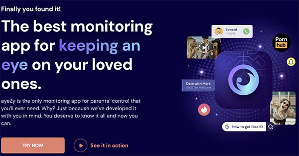 eyeZy – Top Facebook Spy App for Parents