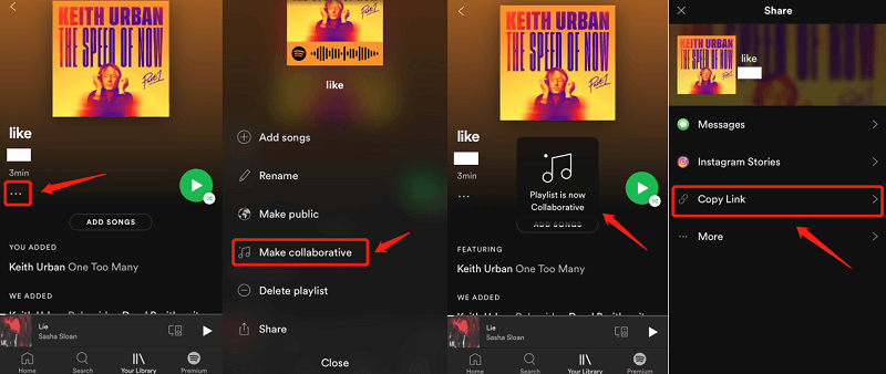 Sprievodca, ako zdieľať zoznam skladieb Spotify（2021 Update）