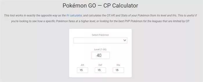 Nola erabili Pokémon Go Evolution kalkulagailua eta CP kalkulagailua