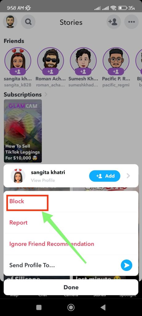 How To Block Someone On Snapchat 2023