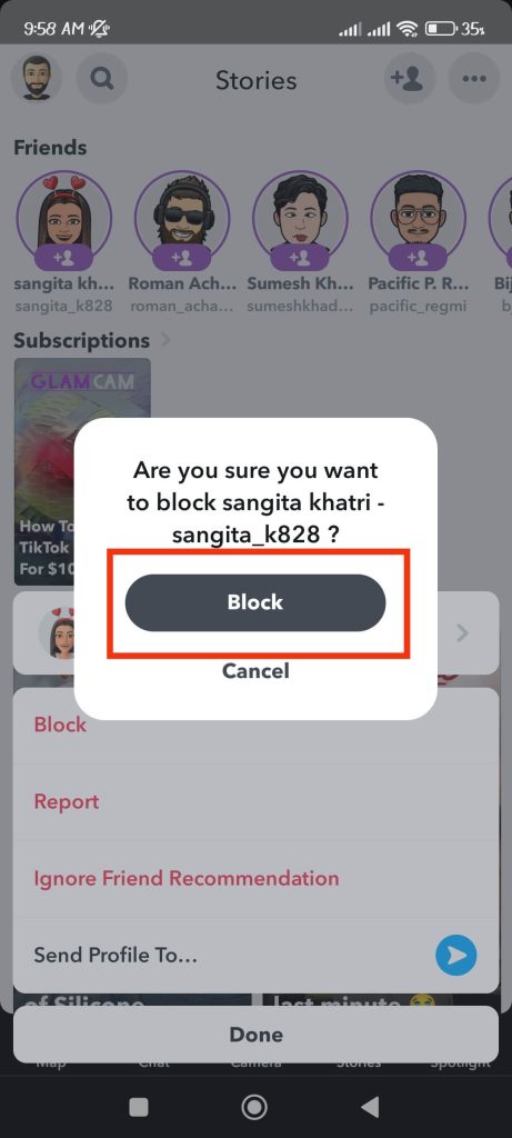 How To Block Someone On Snapchat 2023