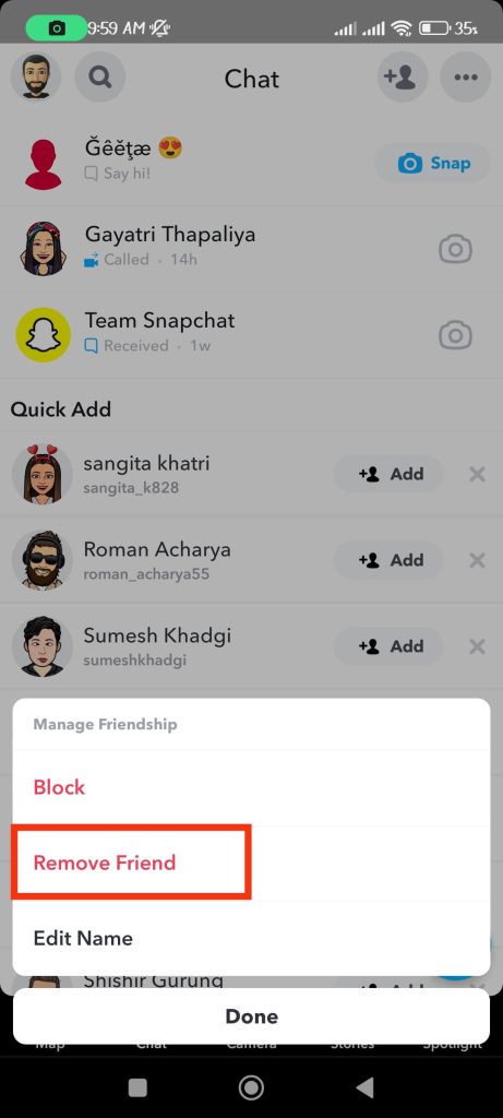 How To Block Someone On Snapchat 2023