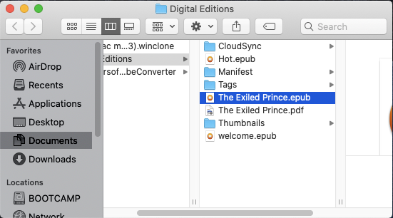 Adobe Digital Editions에서 ACSM 파일을 인쇄하는 방법은 무엇입니까?