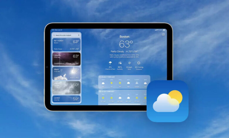 如何更改 iPad 上的天氣位置？