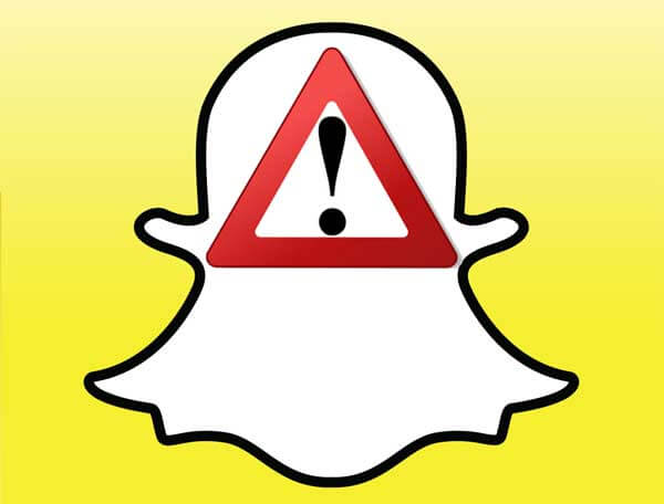 snapchat දෝෂ නිවැරදි කරන්න