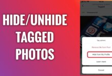 How to hide & unhide Instagram tagged photos?