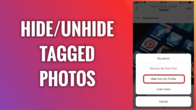 Quam celare & unhide Instagram tagged photos?