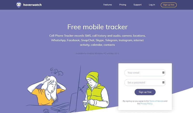 Hoverwatch – Erschwingliche TikTok DM Spy App zur Abdeckung von 5 bis 25 Geräten mit einem Abonnement