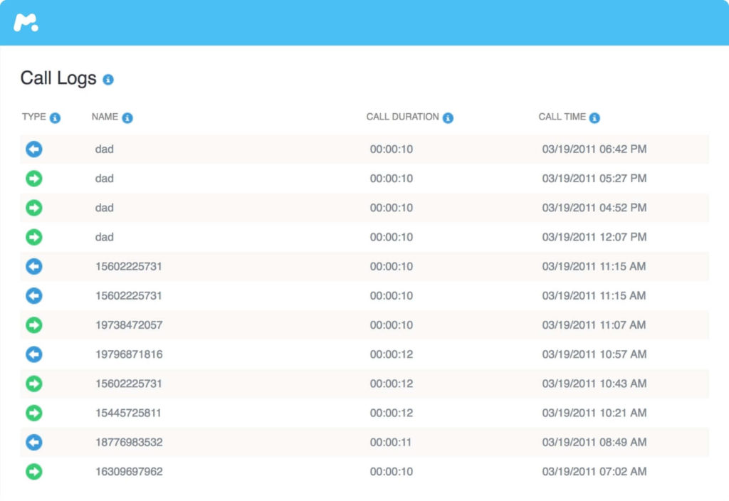 mspy call history