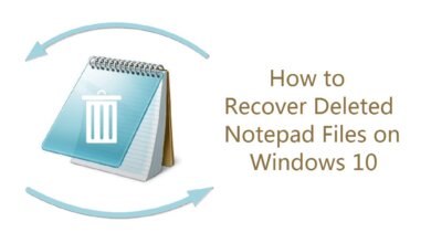 How to Recover Notepad File (Unsaved/Deleted)