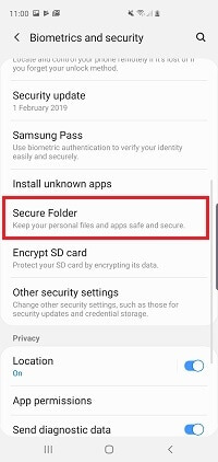 Sperren Sie Apps auf einem Android-Telefon mit dem sicheren Ordner von Samsung