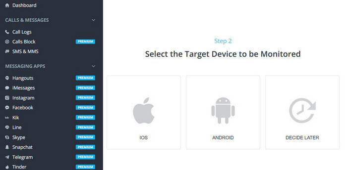 select your device