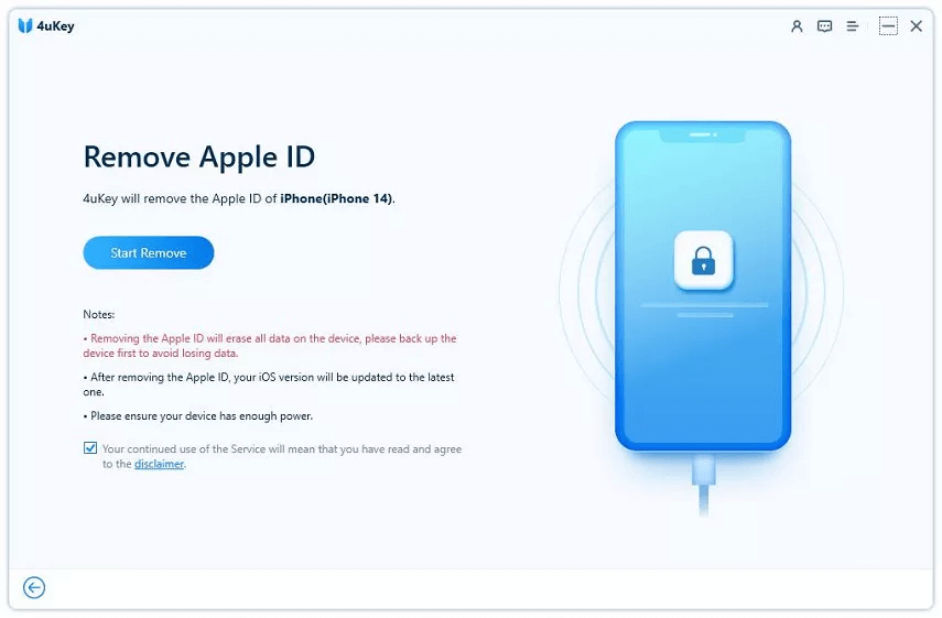 Usuń Apple ID