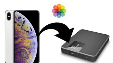 So übertragen Sie Fotos vom iPhone auf eine externe Festplatte