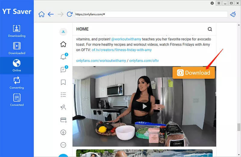 choose the video to download